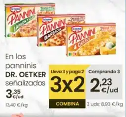 Eroski DR OETKER En los panninis oferta