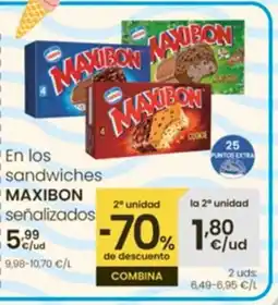 Eroski MAXIBON En los sandwiches oferta