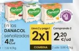 Eroski DANACOL En los señalizados oferta