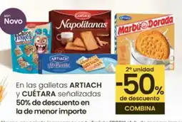 Eroski ARTIACH y CUÉTARA En las galletas señalizadas oferta