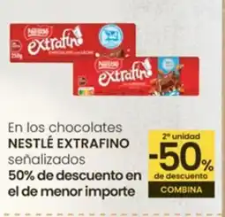 Eroski NESTLÉ EXTRAFINO En los chocolates oferta