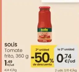 Eroski SOLÍS Tomate frito oferta