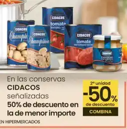 Eroski CIDACOS En las conservas oferta