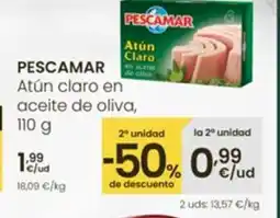 Eroski PESCAMAR Atún claro en aceite de oliva oferta