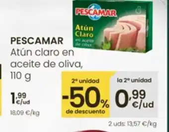 Eroski PESCAMAR Atún claro en aceite de oliva oferta
