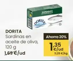 Eroski DORITA Sardinas en aceite de oliva oferta