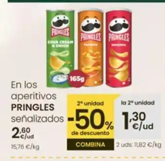 Eroski PRINGLES En los aperitivos oferta