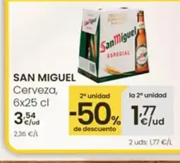 Eroski SAN MIGUEL Cerveza oferta