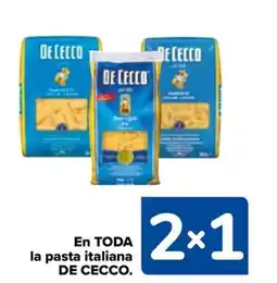 Carrefour DE CECCO En toda la pasta italiana oferta