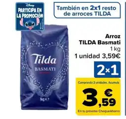 Carrefour TILDA Arroz Basmati oferta