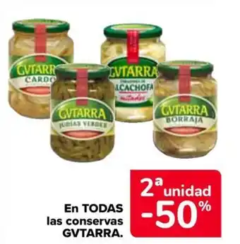 Carrefour GVTARRA En todas las conservas oferta