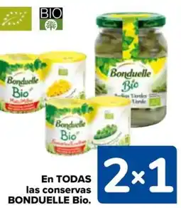 Carrefour BONDUELLE Bio En todas las conservas oferta