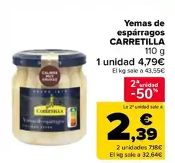 Carrefour CARRETILLA Yemas de espárragos oferta
