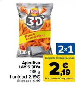 Carrefour LAY'S 3D's Aperitivo oferta