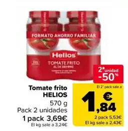 Carrefour HELIOS Tomate frito oferta