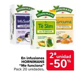 Carrefour HORNIMANS En infusiones Me funciona oferta