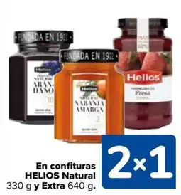 Carrefour HELIOS En confituras Natural y Extra oferta