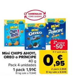 Carrefour CHIPS AHOY!, OREO O PRÍNCIPE Mini oferta
