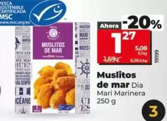 Dia Dia mari marinera - muslitos de mar oferta