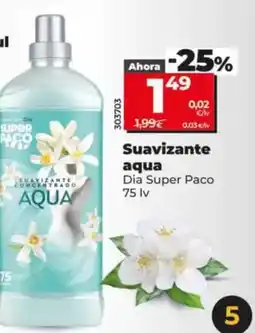 Dia Dia super paco - suavizante agua oferta