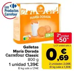 Carrefour Galletas María Dorada Carrefour Classic oferta