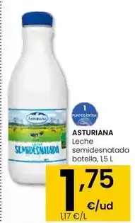 Eroski Asturiana - leche semidesnatada oferta