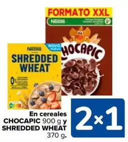 Carrefour NESTLE En cereales chocapic 900 gy shredded wheat oferta