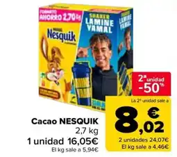 Carrefour NESQUIK Cacao oferta