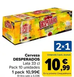 Carrefour DESPERADOS Cerveza oferta
