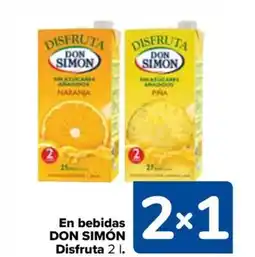 Carrefour DON SIMÓN En bebidas Disfruta oferta
