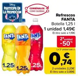 Carrefour FANTA Refrescos oferta