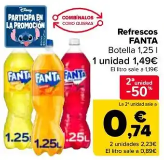 Carrefour FANTA Refrescos oferta