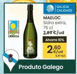 Eroski MAELOC Sidra extra oferta