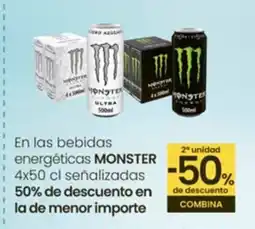 Eroski MONSTER En las bebidas energéticas oferta