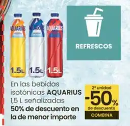 Eroski AQUARIUS En las bebidas isotónicas oferta