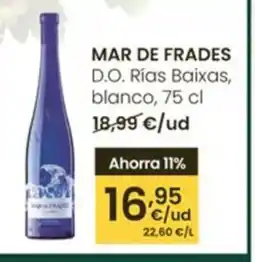 Eroski MAR DE FRADES D.O. Rías Baixas, blanco oferta