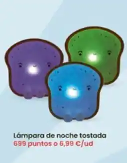 Eroski Lámpara de noche tostada oferta