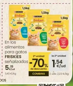 Eroski FRISKIES En los ¡ alimentos para gatos oferta