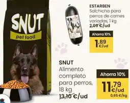 Eroski SNUT Alimento completo para perros oferta