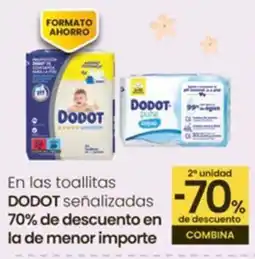 Eroski DODOT En las toallitas oferta