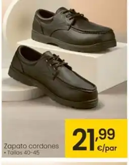 Eroski Zapato cordones oferta