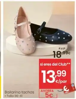Eroski Bailarina tachas oferta