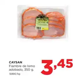 Alimerka CAYSAN Fiambre de lomo adobado oferta