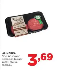 Alimerka ALIMERKA Vacuno mayor selección burger meat oferta