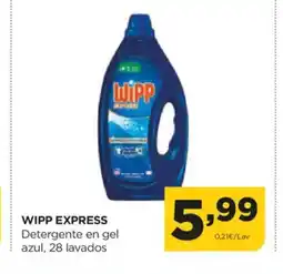 Alimerka WIPP EXPRESS Detergente en gel azul, 28 lavados oferta