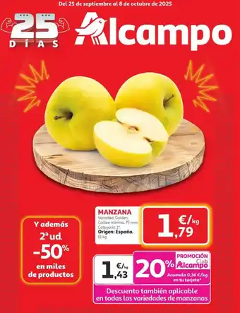 Alcampo Manzana oferta