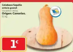 Alcampo Calabaza Sepallo entera granel oferta