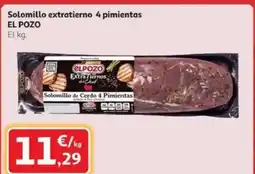Alcampo EL POZO Solomillo extratierno 4 pimientas oferta