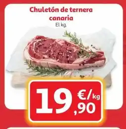 Alcampo Chuletón de ternera canaria oferta