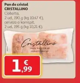 Alcampo CRISTALLINO Pan de cristal oferta
